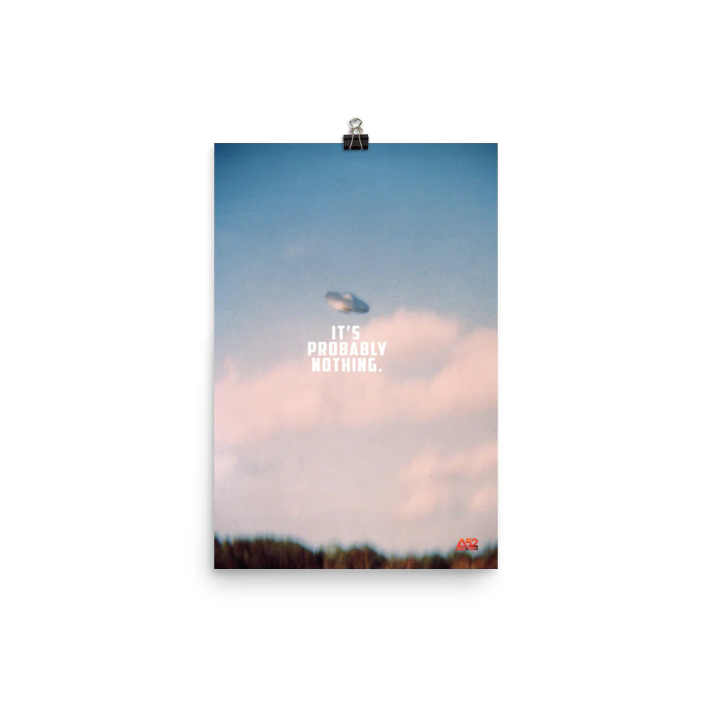 UFO Poster - Bill Herrmann, Charleston, South Carolina, 1980 - Image 6
